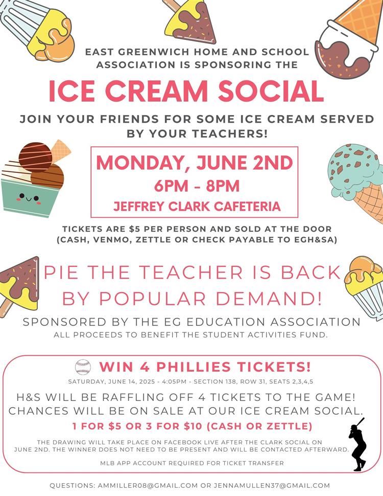  Home & School Ice Cream Social